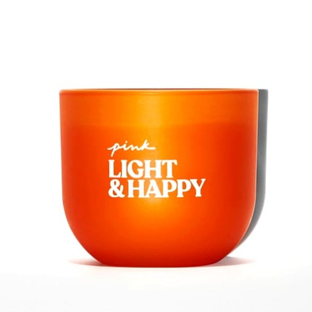 Victoria's Secret PINK Light & Happy Candle, 6.5 oz., 25-45 hr. Burn Time, NIB‎